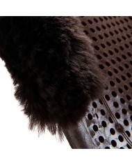 THERAPEUTIC GEL PAD CUT OUT 1/2 SHEEPSKIN EDGE W/DRI-LEX