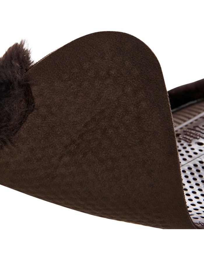 THERAPEUTIC GEL PAD CUT OUT 1/2 SHEEPSKIN EDGE W/DRI-LEX