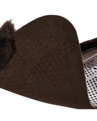 THERAPEUTIC GEL PAD CUT OUT 1/2 SHEEPSKIN EDGE W/DRI-LEX