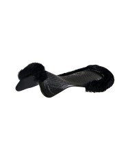 THERAPEUTIC GEL PAD CUT OUT 1/2 SHEEPSKIN EDGE W/DRI-LEX