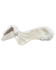 THERAPEUTIC GEL PAD CUT OUT 1/2 SHEEPSKIN EDGE JUST GEL