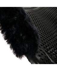 THERAPEUTIC GEL PAD CUT OUT 1/2 SHEEPSKIN EDGE JUST GEL