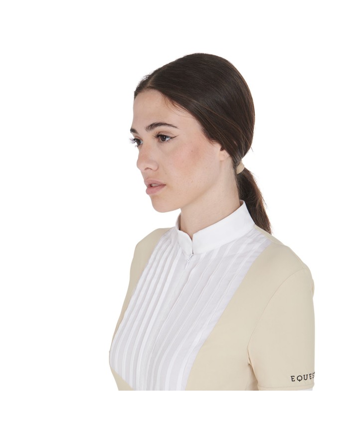 WOMAN POLO SHIRT SS ZIP