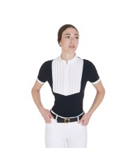 WOMAN POLO SHIRT SS ZIP