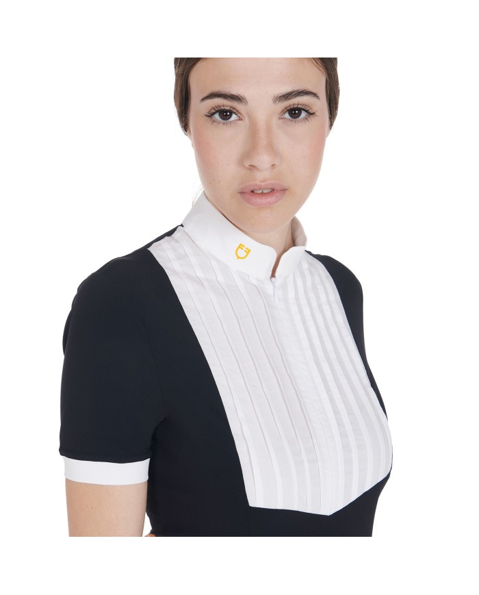 WOMAN POLO SHIRT SS ZIP