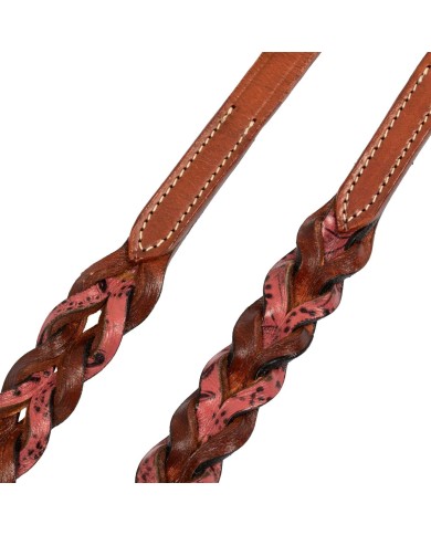 BRAIDED LEATHER DECORATIONS REINS