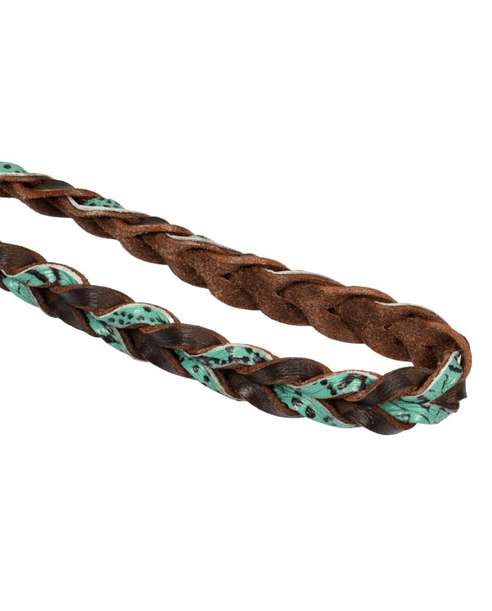 BRAIDED LEATHER DECORATIONS REINS