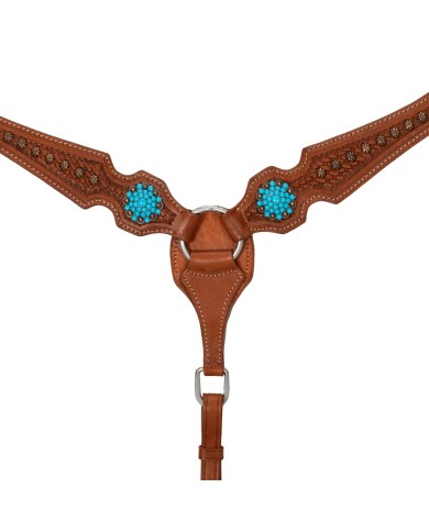 BREASTCOLLAR WITH BLUE STONES
