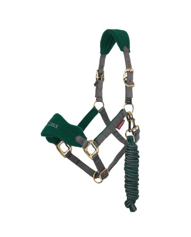 VOGUE HEADCOLLAR & LEADROPE SPRUCE
