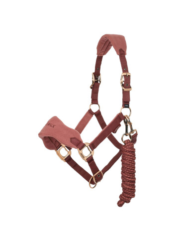 VOGUE HEADCOLLAR & LEADROPE ORCHID