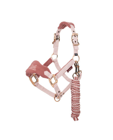 MINI VOGUE HEADCOLLAR & LEADROPE PINK QUARTZ