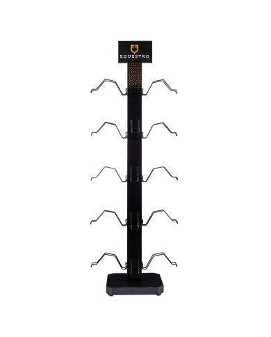 HELMET DISPLAY RACK STEEL WITH POWDER COATED 20PCS HOLDERS (2pz)