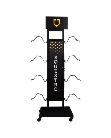 HELMET DISPLAY RACK STEEL WITH POWDER COATED 8PCS HOLDER (2pz)