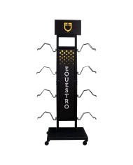 HELMET DISPLAY RACK STEEL WITH POWDER COATED 8PCS HOLDER (2pz)
