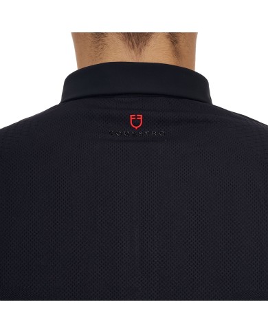 MEN S TRAINING RIDERTECHNOLOGY POLO SHIRT LS WITH ZIP