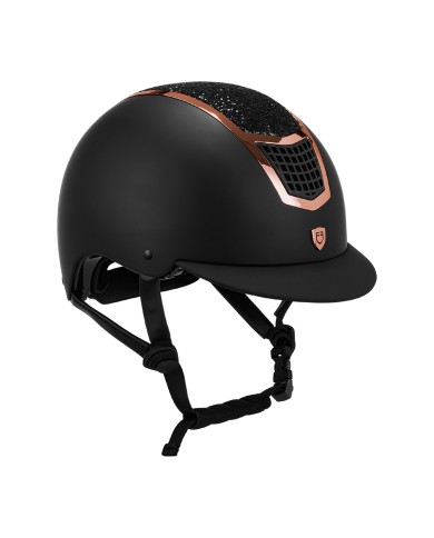 CASCO EQUESTRO MODELLO ECLIPSE STONE MAT ROWEL FITTING OM. EN 1384-2023