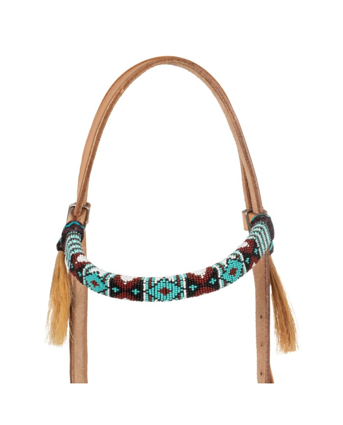 BEADED EMBRODERY SIDE PULL