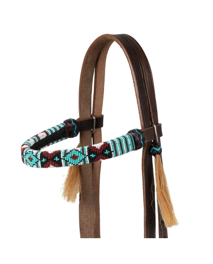 BEADED EMBRODERY SIDE PULL