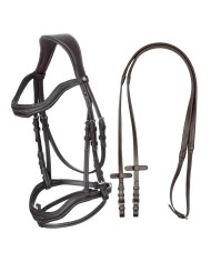 SOFT LEATHER FANCY STITCHED ENGLISH BRIDLE