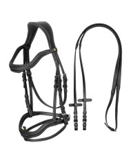 SOFT LEATHER FANCY STITCHED ENGLISH BRIDLE