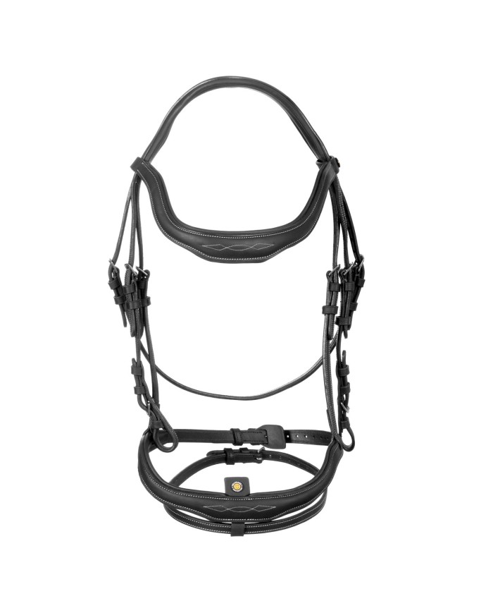 SOFT LEATHER FANCY STITCHED ENGLISH BRIDLE