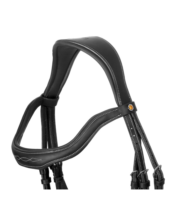 SOFT LEATHER FANCY STITCHED ENGLISH BRIDLE
