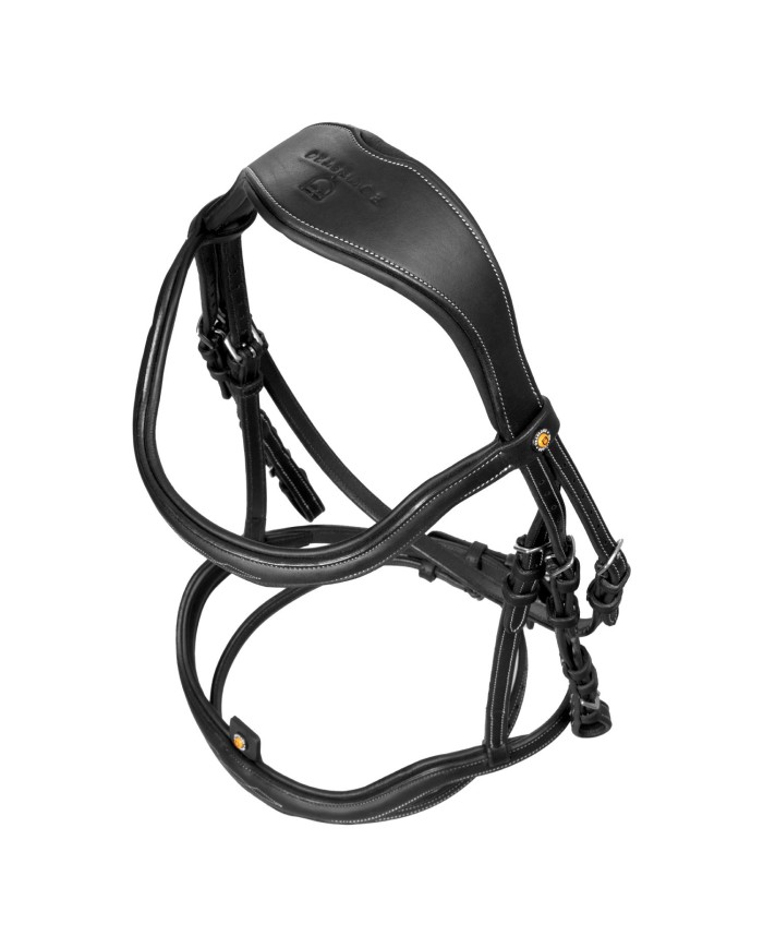 SOFT LEATHER FANCY STITCHED ENGLISH BRIDLE