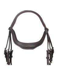 SOFT LEATHER FANCY STITCHED ENGLISH BRIDLE