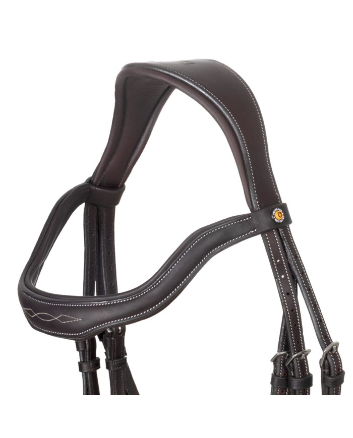 SOFT LEATHER FANCY STITCHED ENGLISH BRIDLE
