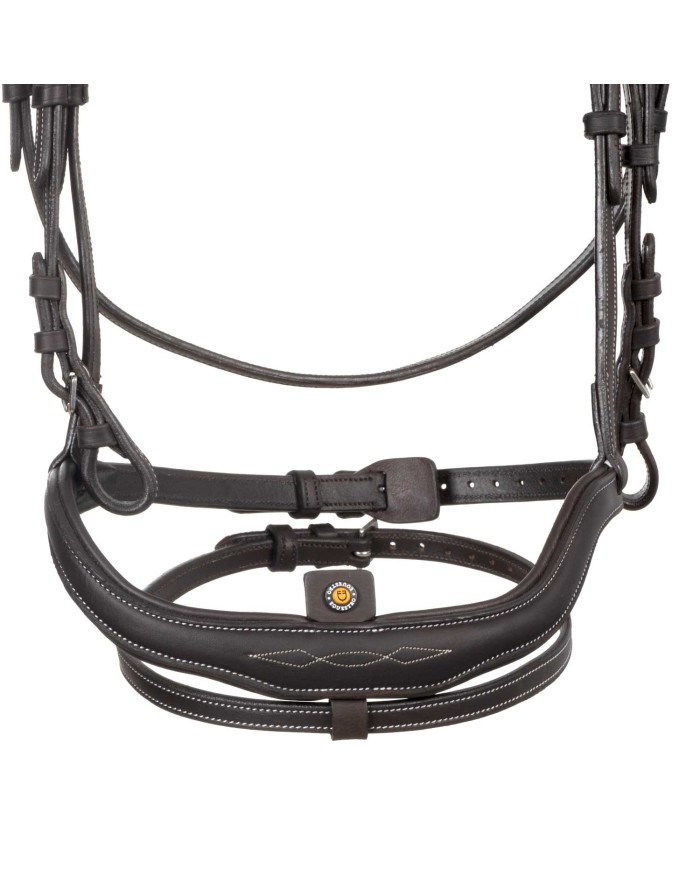 SOFT LEATHER FANCY STITCHED ENGLISH BRIDLE