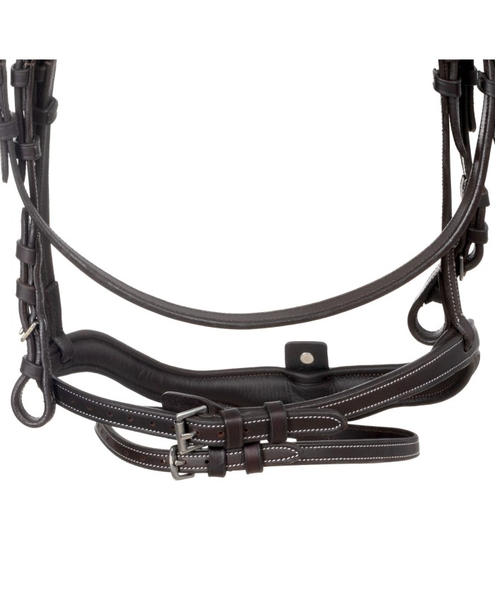 SOFT LEATHER FANCY STITCHED ENGLISH BRIDLE
