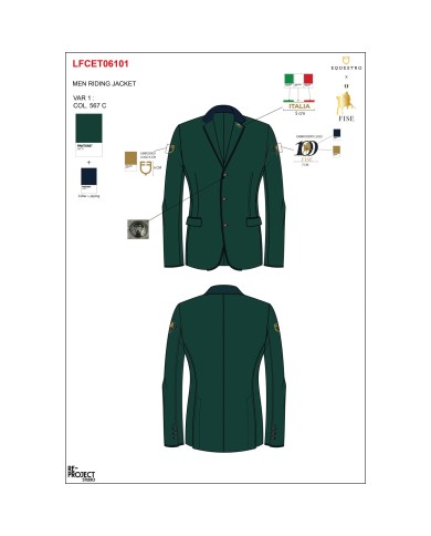MEN S EXCLUSIVE RIDING JACKET EQUESTROxFISE CENTENARY