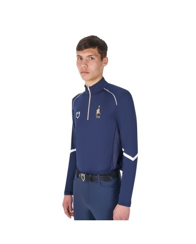 MEN S TECHNICAL TRAINING POLO LS ZIP EQUESTROxFISE