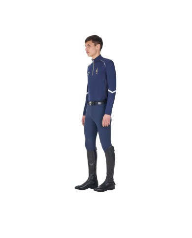 MEN S TECHNICAL TRAINING POLO LS ZIP EQUESTROxFISE