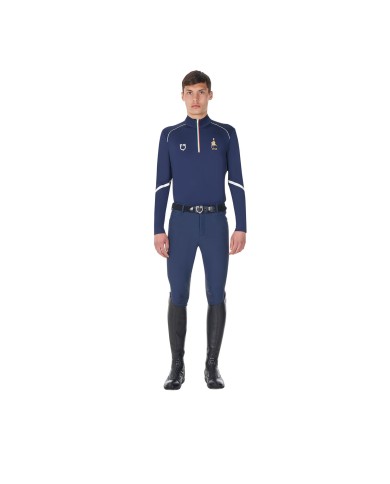 MEN S TECHNICAL TRAINING POLO LS ZIP EQUESTROxFISE