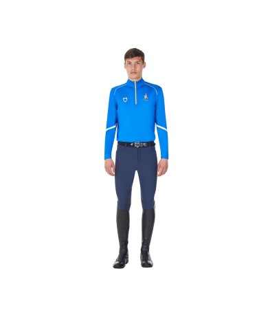MEN S TECHNICAL TRAINING POLO LS ZIP EQUESTROxFISE