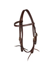 DOUBLE BUCKLE BROWBAND HEADSTALL