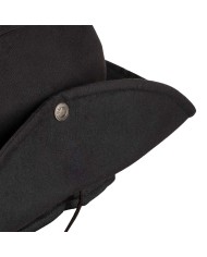 CAPPELLO IN TESSUTO CERATO