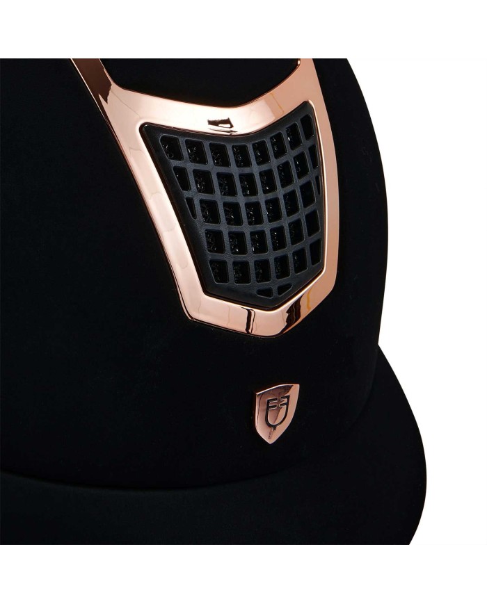 CASCO EQUESTRO MODELLO ECLIPSE PLAIN VELVET (3 PADDING)