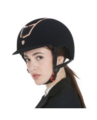 CASCO EQUESTRO MODELLO ECLIPSE PLAIN VELVET (3 PADDING)