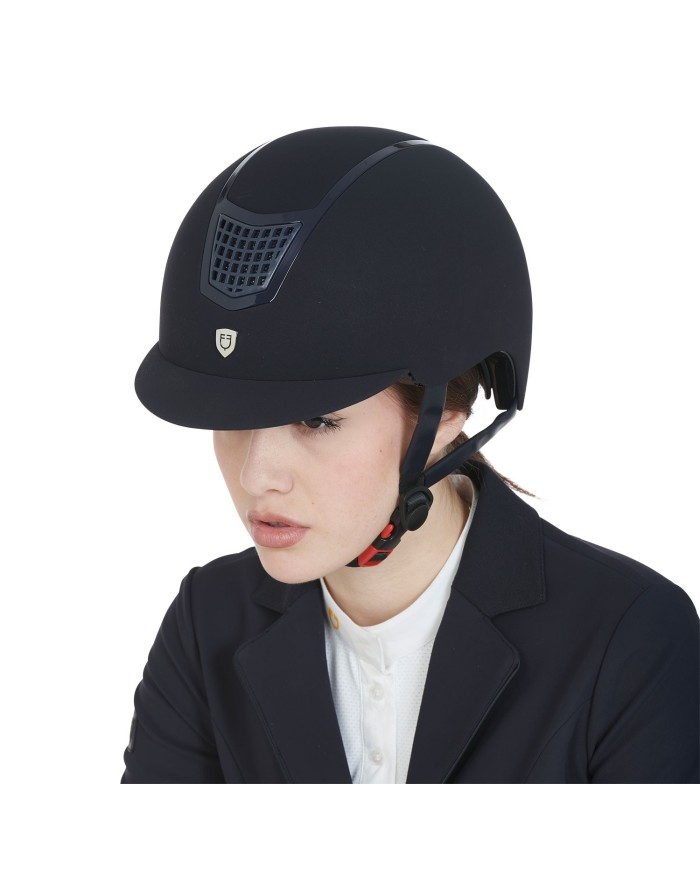 CASCO EQUESTRO MODELLO ECLIPSE PLAIN VELVET (3 PADDING)
