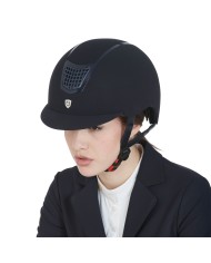 CASCO EQUESTRO MODELLO ECLIPSE PLAIN VELVET (3 PADDING)