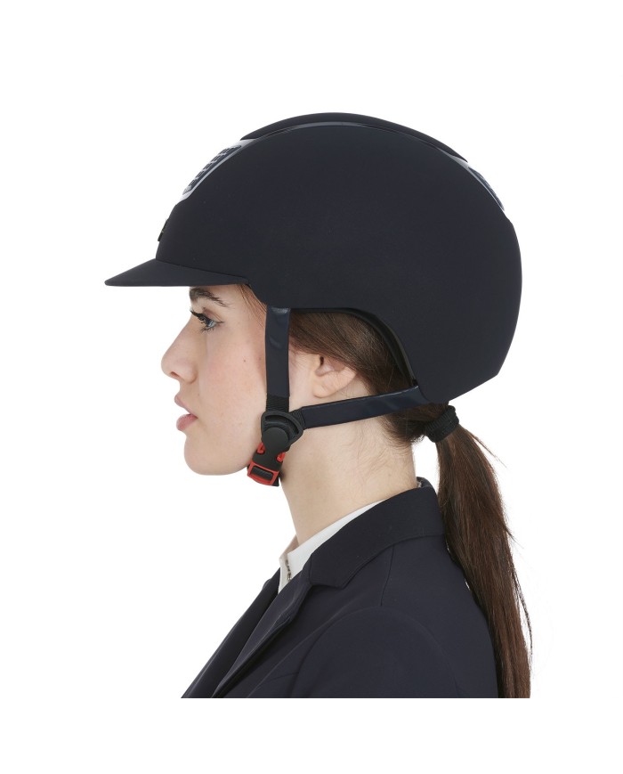 CASCO EQUESTRO MODELLO ECLIPSE PLAIN VELVET (3 PADDING)