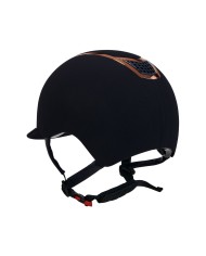 CASCO EQUESTRO MODELLO ECLIPSE PLAIN VELVET (3 PADDING)