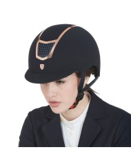 CASCO EQUESTRO MODELLO ECLIPSE PLAIN VELVET (3 PADDING)