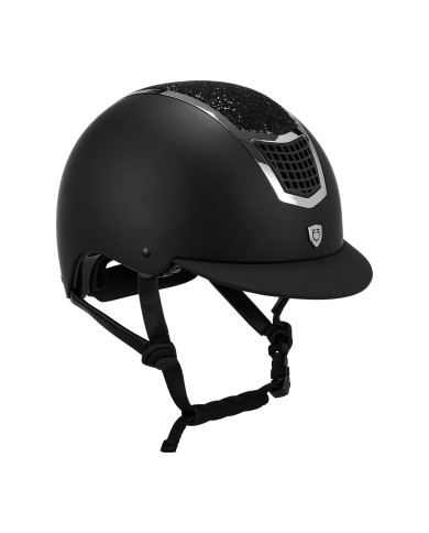 CASCO EQUESTRO MODELLO ECLIPSE STONE MAT ROWEL FITTING SPECIAL EDITION
