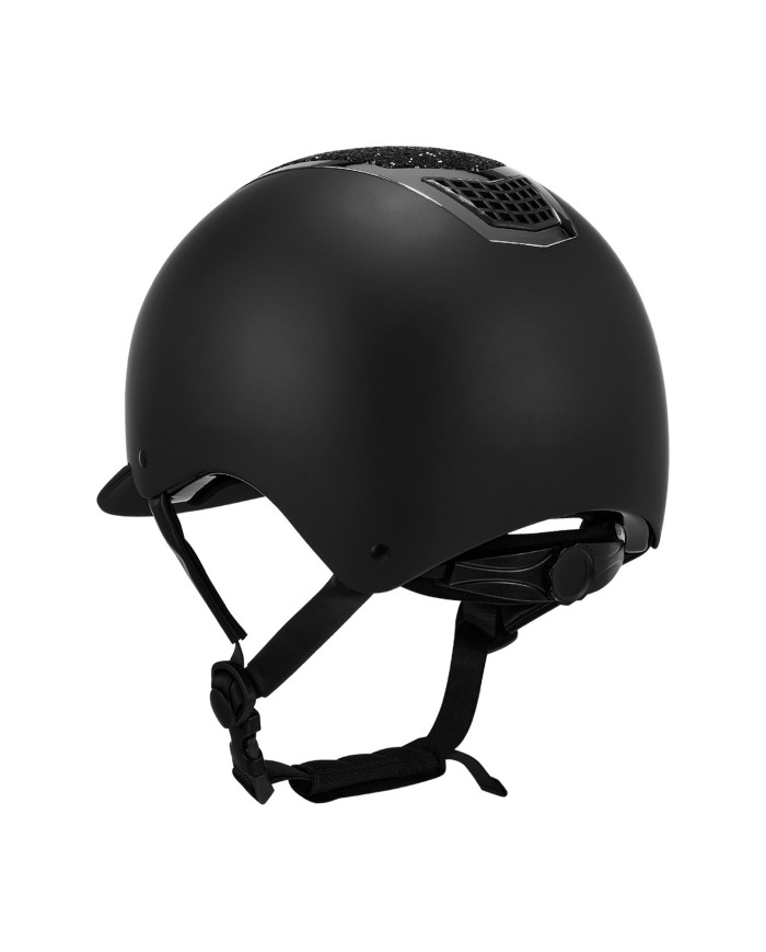 CASCO EQUESTRO MODELLO ECLIPSE STONE MAT ROWEL FITTING SPECIAL EDITION