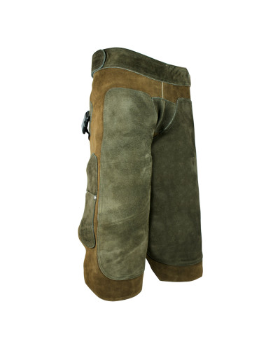 GREMBIULE MANISCALCO PELLE SCAMOSCIATA