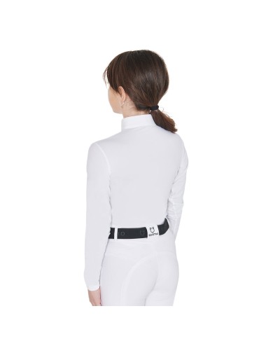 POLO BAMBINA ZIP MANICA LUNGA MODELLO ANAHID