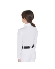 POLO BAMBINA ZIP MANICA LUNGA MODELLO ANAHID